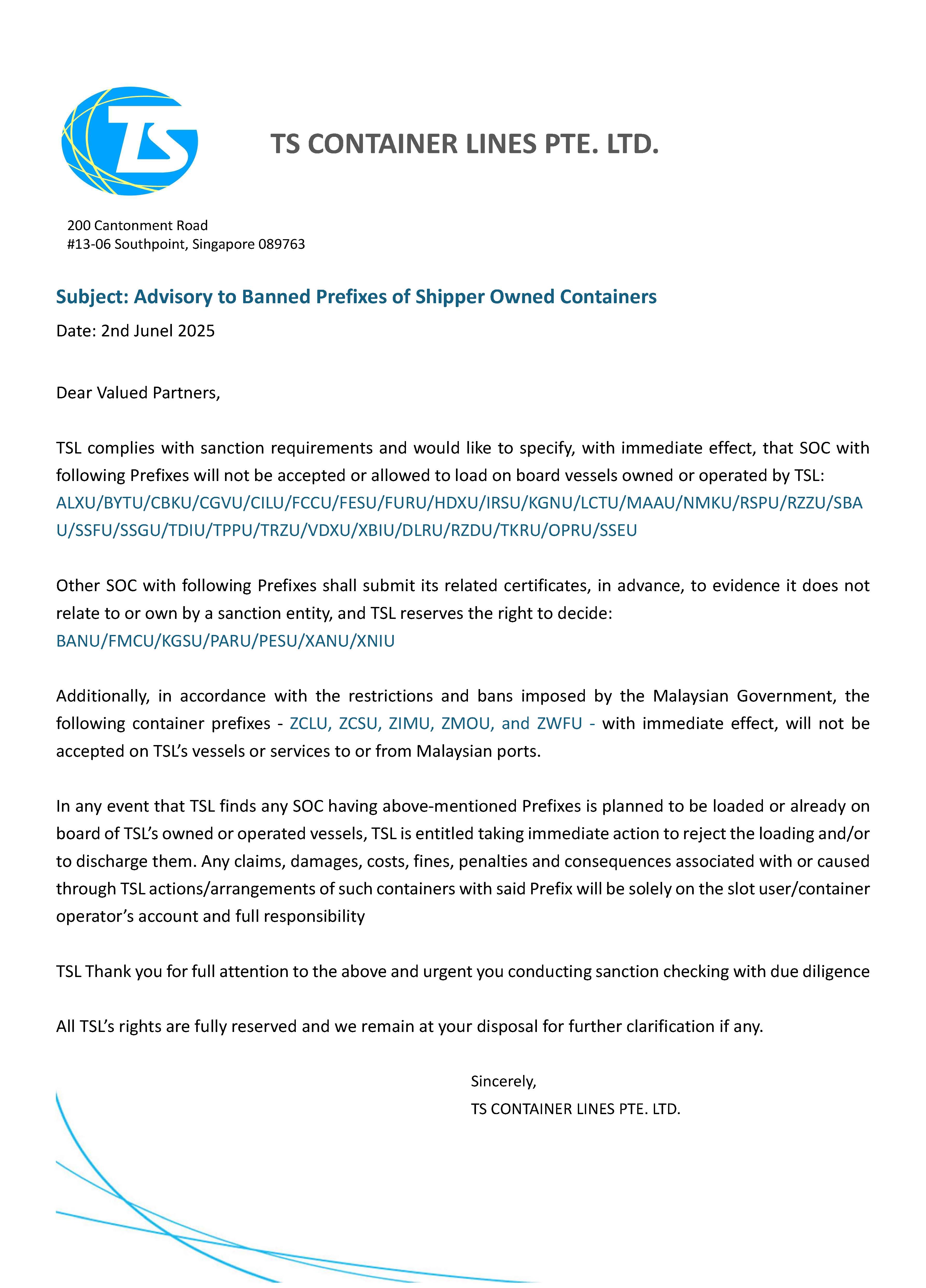 TSL 20250602 - Advisory to Banned Prefixes of Shipper Owned Containers.jpg